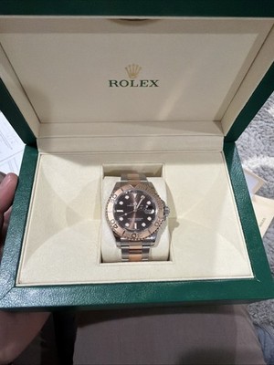Rolex Yacht-Master 40mm Oyster 18k Rose Gold & Steel Watch