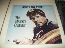 HIS MAJESTY O'KEEFE Laserdisc LD BRAND NEW SEALED VERY RARE BURT LANCASTER 