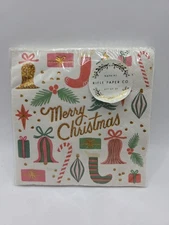 Rifle Paper Co Merry Christmas Holiday Napkins Set Of 20 New In Package