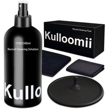 Vinyl Record Cleaner Solution 17oz/500ml, 4Pcs 17OZ, Black