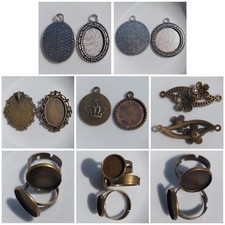Anhänger & Ring-Rohlinge Schmuck-Verbinder Bronze Altsilber Charms Kette Armband