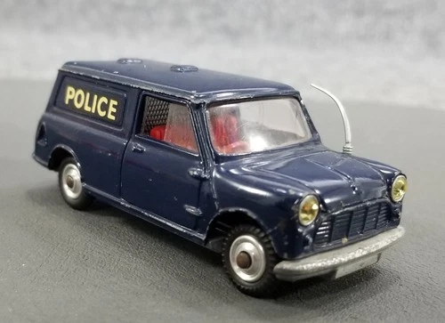 VTG CORGI TOYS AUSTIN MINI VAN POLICE CAR 1/43 DIECAST METAL MADE IN GT BRITAIN