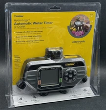 Melnor HydroLogic Automatic Water Timer 4-Outlet Electronic 821145 - In Package