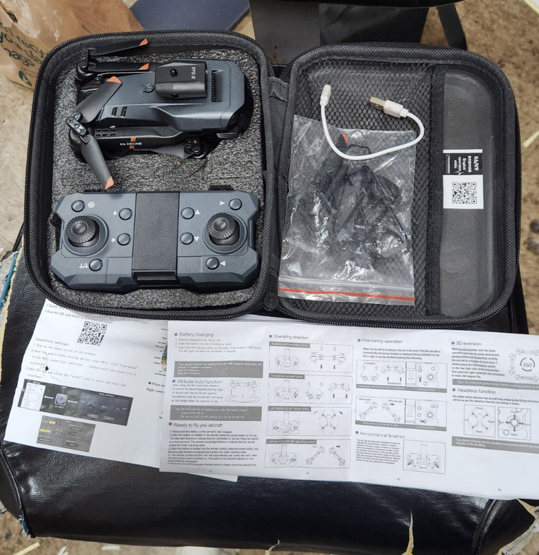 K6 SVO II Drone With HD Camera In Case With Instructions