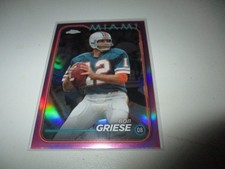 Bob Griese 2024 Topps Chrome Pink Refractor #107