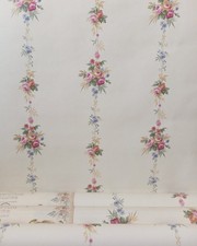 X3 80s Vintage VYMURA Wallpaper rolls Cottagecore Floral Spring Bouquet Flowers 