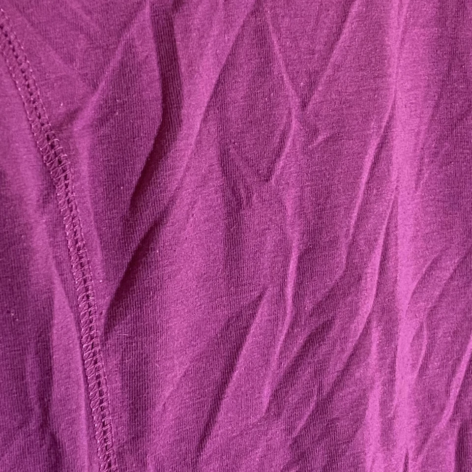 Camisa Be Inspired Para Mujer Grande Púrpura Manga Corta Atlética Correr Entrenamiento Top Foto 4 de 4