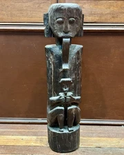 Wooden Folk-Art Carving Indigenous Philippine