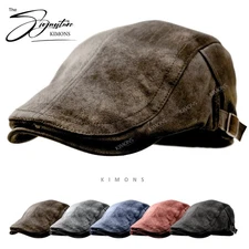Suede Velvet Gatsby Ivy Hat Duckbill Cap Golf Driving Flat Cabbie Newsboy