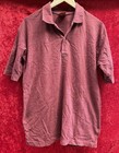 Mens EZI Wear Burgundy Polo Shirt Size M SW149