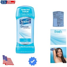 Antiperspirant Deodorant, Invisible Solid Shower Fresh, 2.6 oz 2 ct