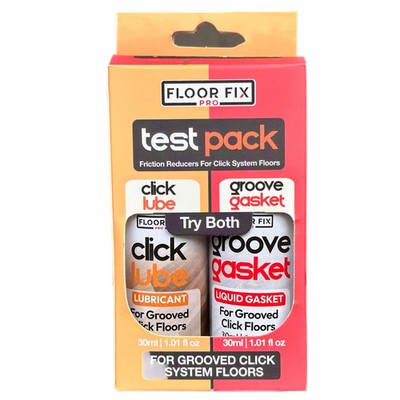 Sample Pack For/ Test Kit for Squeaky Click System Floors