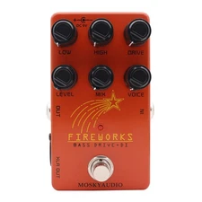 Mosky Bass DRIVE DI Effects Pedal Tube Amplifier Emulation Sound True Bypass