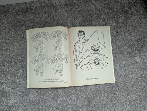 Vintage Mighty Morphin Power Rangers Activity Coloring Books & Pads - READ - Picture 17 of 21