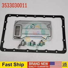 US TCC Lock Up Solenoid Shift Solenoids Transmission Filter Gasket for Toyota