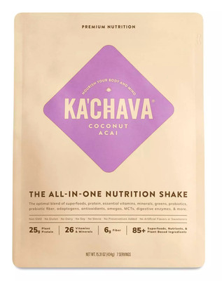 KACHAVA Coconut Acai THE ALL-IN-ONE NUTRITION SHAKE SMALL BAG (434g) 7 SERVINGS