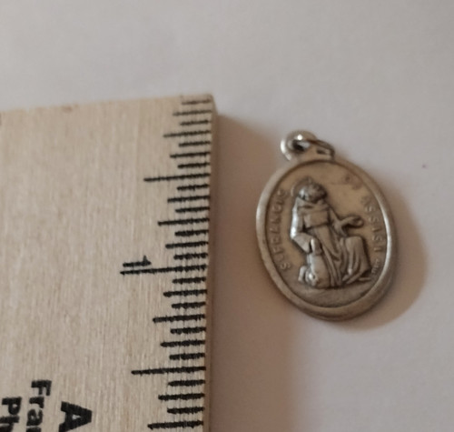 St Francis of Assisi Pray For Us Religious Pendant Charm