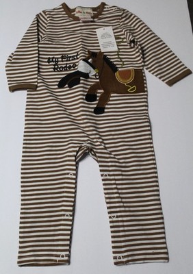 NWT Toffee Apple ''My First Rodeo'' One Piece Size 9 months Cowboy, Horses