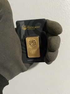 The Perth Mint Australia 1 oz Gold Bar 0.9999 (99.99) Fine in Assay Card