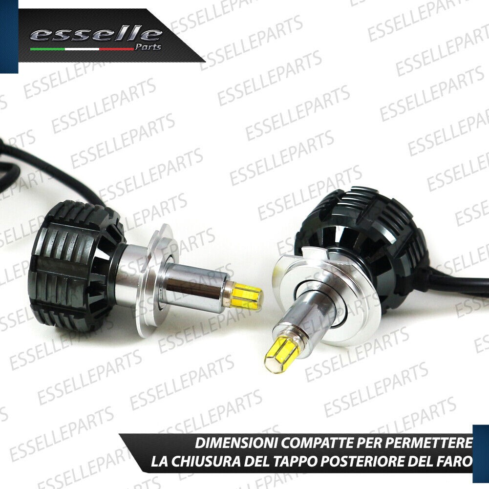 ELM - Kit LED H7 per Abarth 500 Restyling CANBUS 6000k Xenon 9600 Lumen 80W No Avaria - Miniatura 3