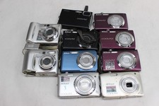 Lot of 10 Nikon CoolPix Digital Cameras - Broken - AS IS, For Parts and Repair
