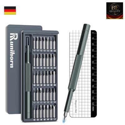 Runihorn 37-in-1 Feinmechaniker Schraubendreher Set Uhrmacher Mini magnetisch