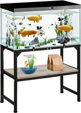 10-20 Gallon Fish Tank Stand, Metal Aquarium Stand with Adjustable Non-Slip F...