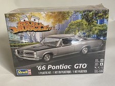 Revell 66 Pontiac Gto Revell Muscle Plastic Model Kit Sealed Box