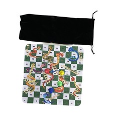 Snake and Ladders Board Game Set for Kids and Adults Gift Classic Portable