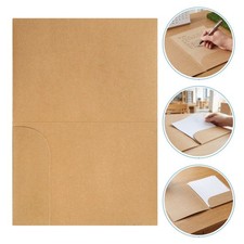 24 Pcs Kraft Paper Presentation Folder: A4 File Document Holder Organizers for