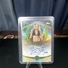 2025 Topps WWE Universe Legends Trish Stratus Autographed Trading Card 34/99 