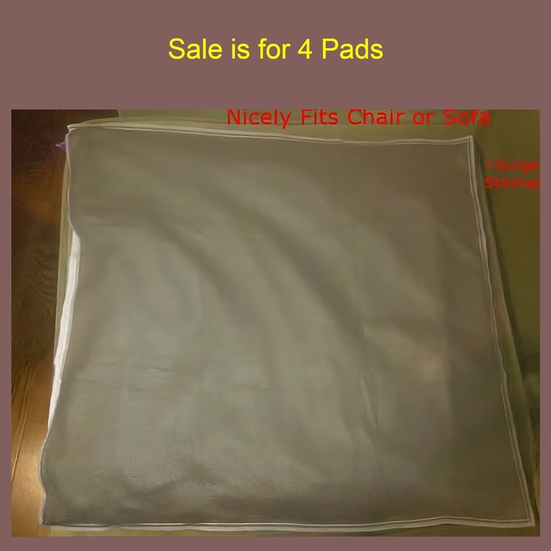 SIX NEW ATTRACTIVE HEAVY DUTY BED/CHAIR INCONTINENCE PADS WASHABLE REUSABLE pee