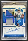 2023 National Treasures Jahmyr Gibbs Rookie Combos Patch Silver Auto #/25