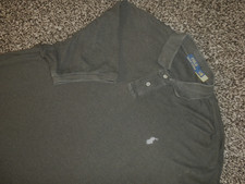Polo Ralph Lauren Polo Shirt Mens XL Black Short Sleeve Golf Preppy Ivy Pony