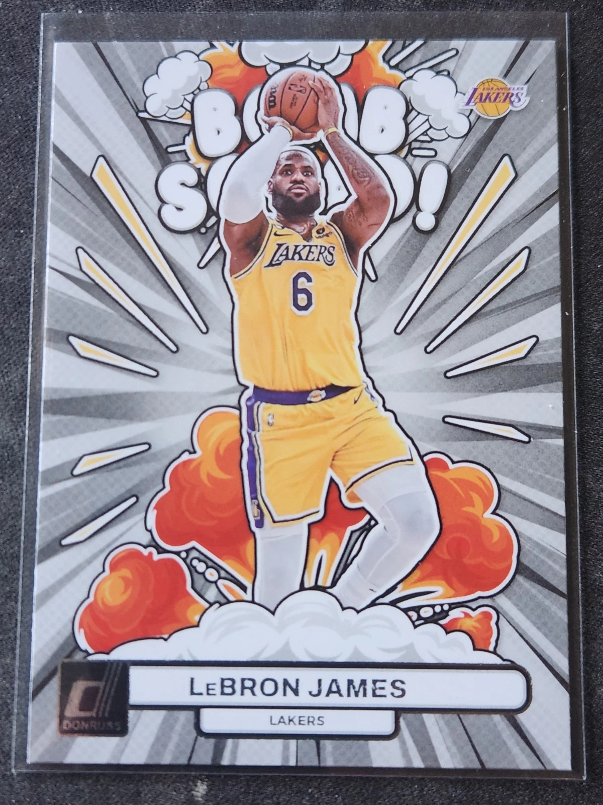 Lebron James trading card