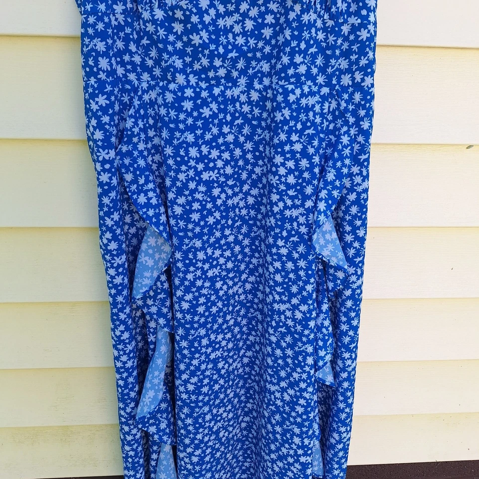 Maxi Vestido Gótico Belle Poque 2XL Volantes Campesino Boho Coqueta Floral Babydoll  Foto 3 de 4