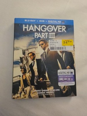 The Hangover Part III (Blu-ray, 2013) Open With Sleeve 