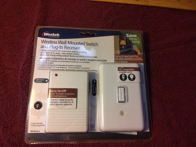 Westek Wireless Remote Control System Wall Mounted Switch RFK101LC-2 - SEALED