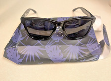 Blenders Eyewear Canyon Black Sunglasses WhiteStripes, New w.Imperf.Solid Frame