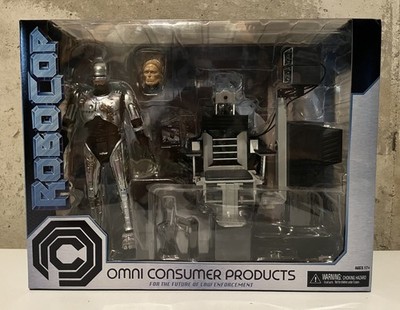 NECA Robocop Omni Consumer Products 7'' Action Figure & Chair Deluxe Box Set New