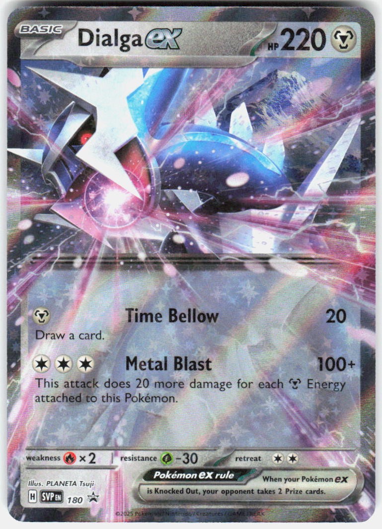 Dialga ex 180 Holo Promo Scarlet & Violet Promo Pokemon Near Mint