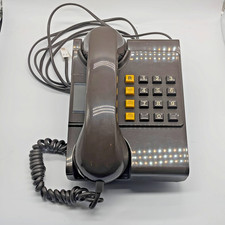 Vintage BT Retro Telephone Brown Push Button British Telecom 8204R GNA84/1 Phone