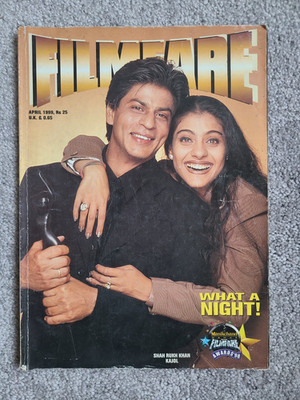 Filmfare April 1999 Awards Magazine - Shahrukh Khan Kajol Rani Karan Johar Rekha