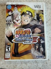 NARUTO SHIPPUDEN CLASH OF NINJA III REVOLUTION NINTENDO WII GAME COMPLETE