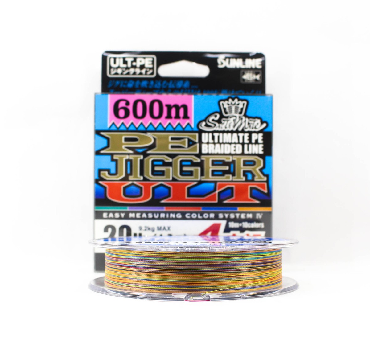 Sunline P.E Line X4 Jigger ULT 600m P.E 1.2 20LB Multi (3381