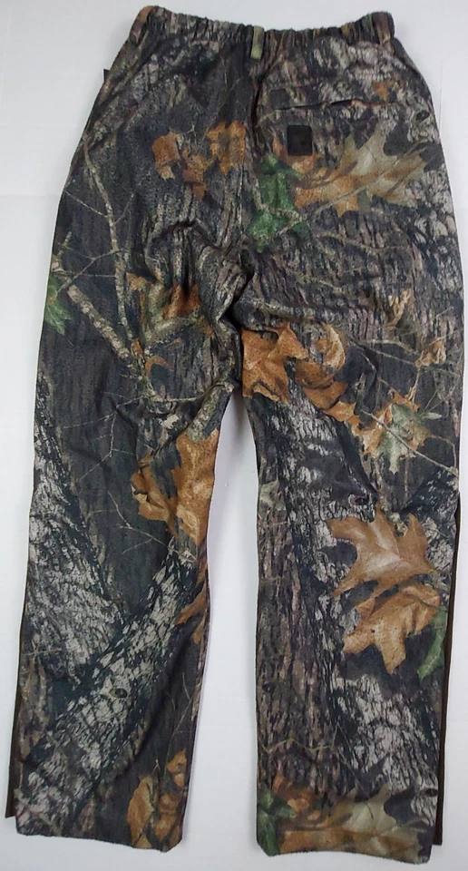 Pantalones camuflados forrados de vellón hidráulico de roble musgo marrón para hombre talla mediana Gore-Tex Foto 2 de 4