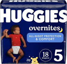 Huggies Overnites Diaper Size 5