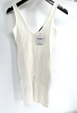 Forever 21 Cream White Slip Dress/ T-shirt Dress-Size Small