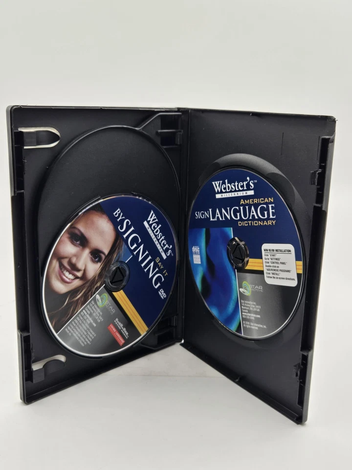 American Sign Language: Learning System NEW SEALED  Includes 2 DVDs & 1 Bonus CD - Image 4 of 4