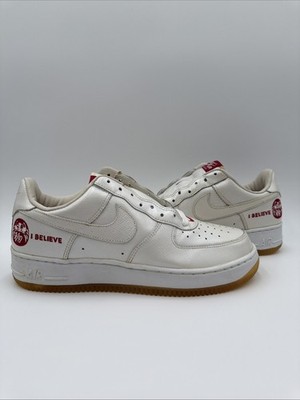 Nike Air Force 1 I Believe White Lacquer 2002 Size 9 Brand New 624040-116